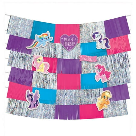 My Little Pony Friendship Adventures Birthday Party Decoration Fringe Backdrop
