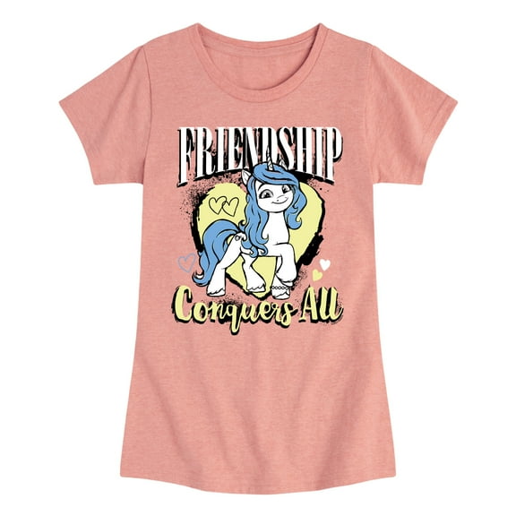 My Little Pony - Friendship Conquers All - Girls Fitted Short Sleeve Tee
