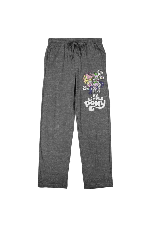 My Little Pony Friendship Is Magic Men's Pajama Pants-Small