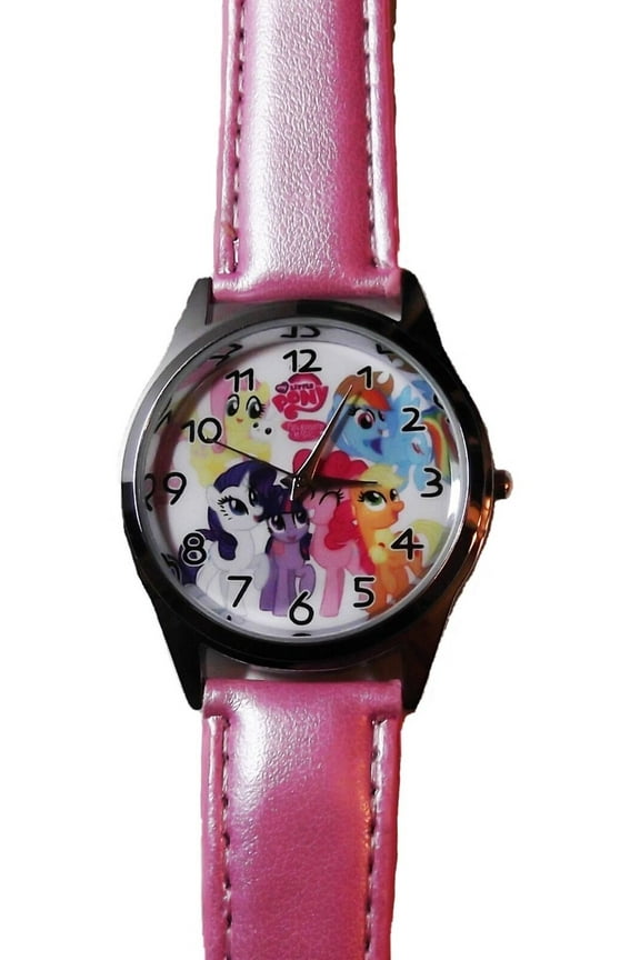 My Little Pony Friendship Is Magic Pink Leather Band Wrist Watch