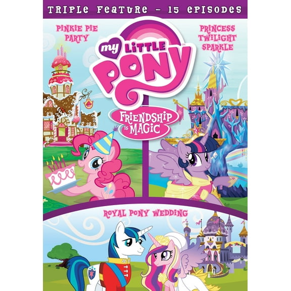 My Little Pony: Friendship is Magic 3-Movie Collection (Walmart Exclusive) (DVD), Family, Shout! Factory