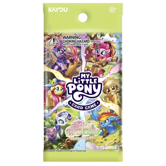 My Little Pony Friendship is Eternal Trading Card Game Fantasy Wonderland Booster Pack (5 Cards)