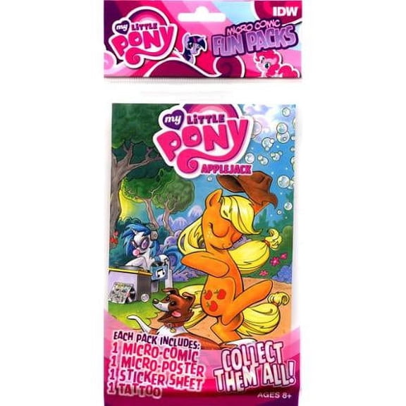 My Little Pony Fun Packs Applejack Micro Comic Book Fun Pack
