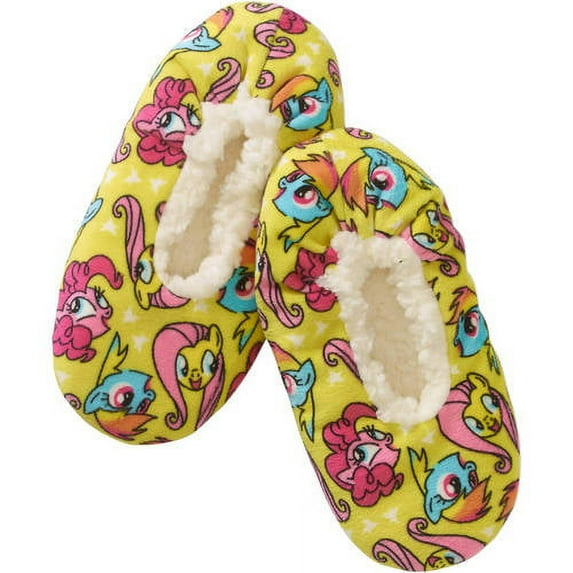 My Little Pony Fuzzy Babba Slipper Socks, 1 Pack (Little Girls & Big Girls)