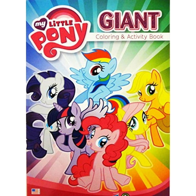 My Little Pony Giant Coloring and Activity Book - Walmart.com