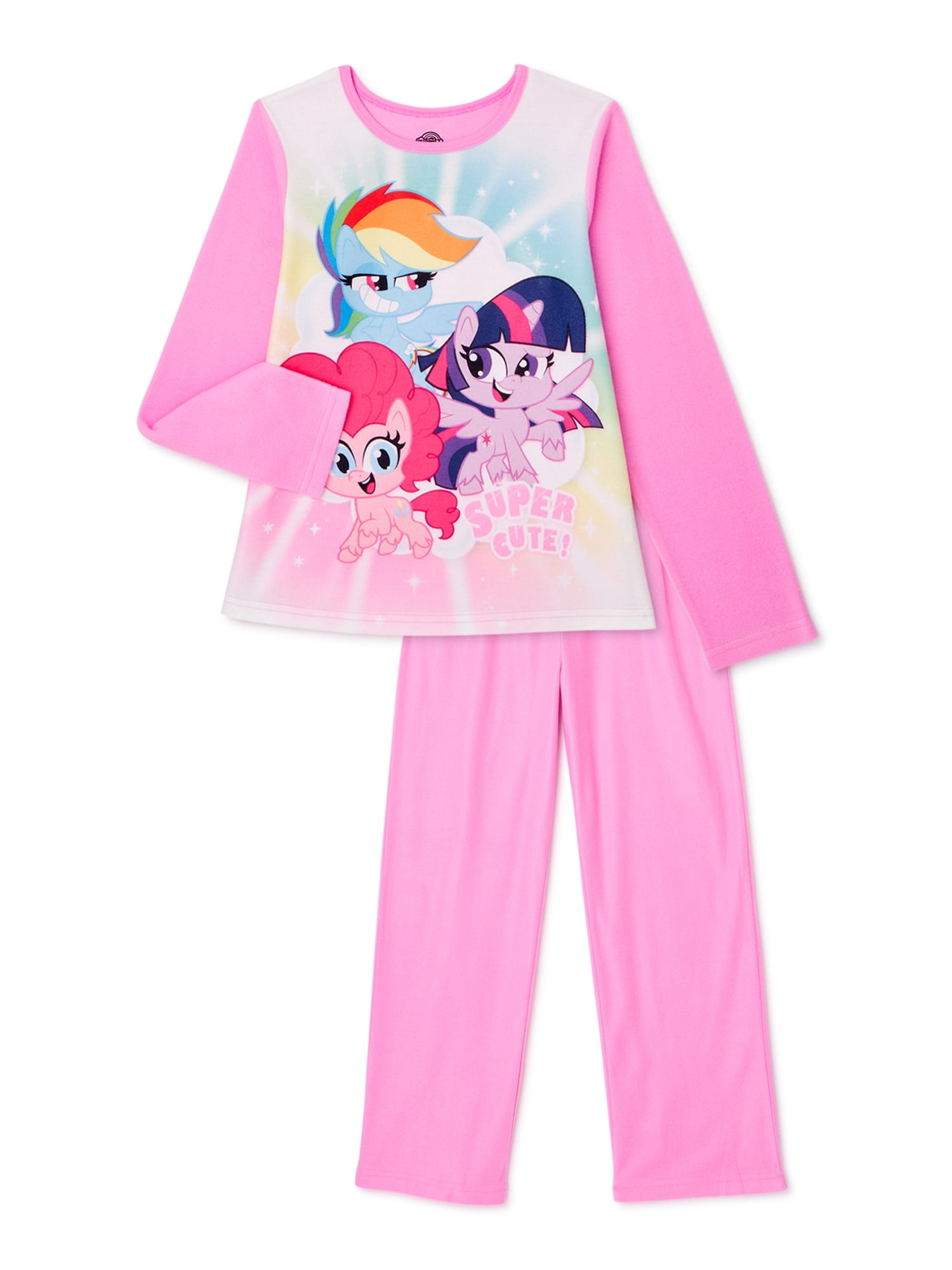 Ongeldig Hoogte ergens bij betrokken zijn My Little Pony Girls 4-12 Pajama Set, 2 Piece - Walmart.com