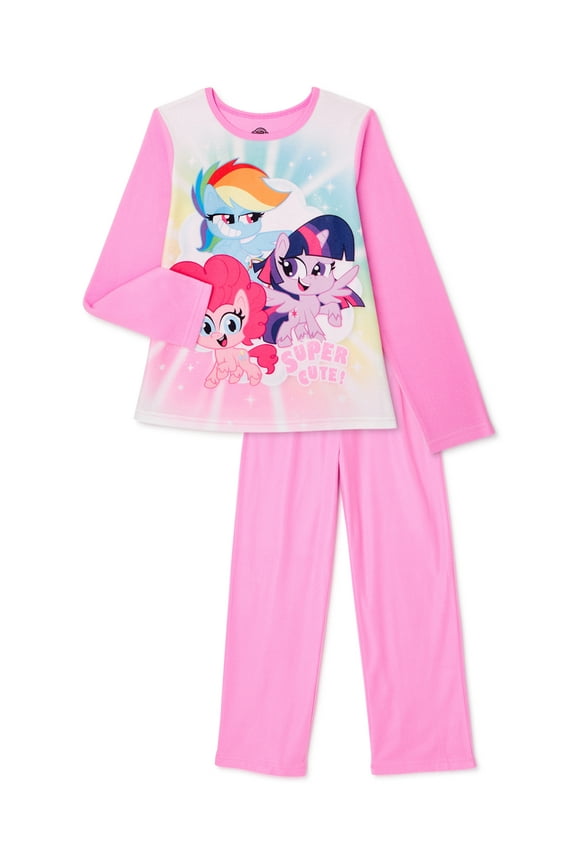 My Little Pony Girls 4-12 Pajama Set, 2 Piece