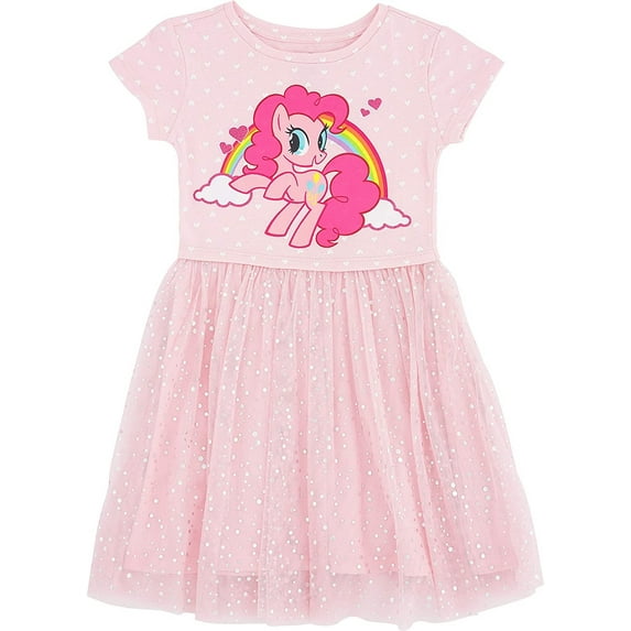 My Little Pony Girls' Little Tulle Costume Dress 10/12-Large, Light Pink