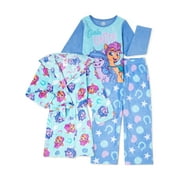 My Little Pony Girls Robe, Top and Pants, 3-Piece Pajama Set