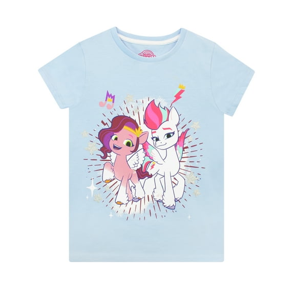 My Little Pony Girls T-Shirt Blue Sizes 4-12
