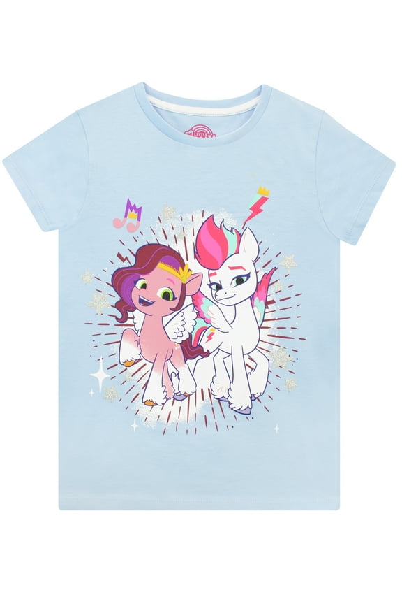 Girls T-Shirt Blue Sizes 4-12