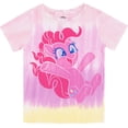 thumbnail image 1 of My Little Pony Girls Tie Dye Graphic T-Shirt - Rainbow Dash, Pinkie Pie, Twilight Sparkle, Apple Jack, Sizes 4-6X, 1 of 2