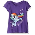 thumbnail image 1 of My Little Pony Girls' Toddler Girls' MLP Sparkle Short-Sleeved Puff T-Shirt, 1 of 1