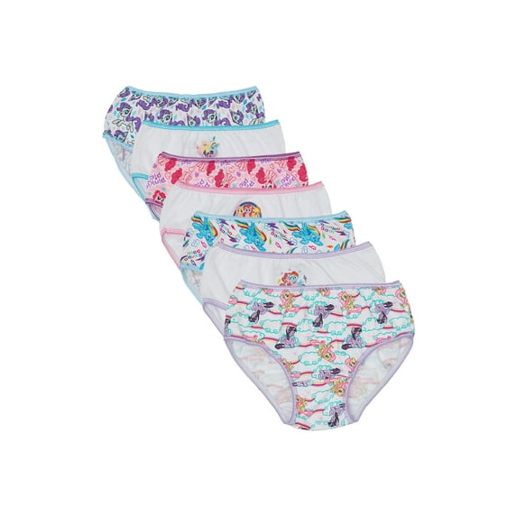 My Little Pony, Girls Underwear, 7 Pack Panties (Little Girls & Big Girls)