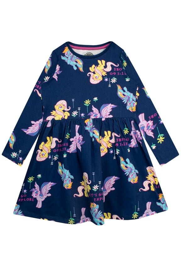 Girls' Unicorn Ponies Dress Size 3T - 10