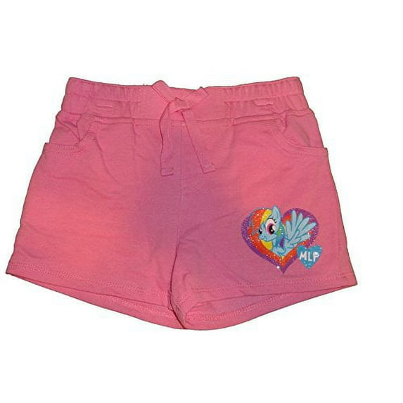 My Little Pony Girls Xs-xl Girls Pink Pony Shorts (Medium)