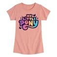 thumbnail image 1 of My Little Pony - Gradient Logo - Girls Fitted Short Sleeve Tee, 1 of 4