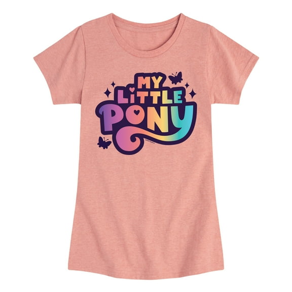 My Little Pony - Gradient Logo - Girls Fitted Short Sleeve Tee
