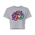 thumbnail image 1 of My Little Pony - Gradient Logo - Junior's Cropped Tee, 1 of 5