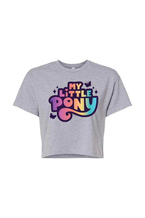 - Gradient Logo - Junior's Cropped Tee