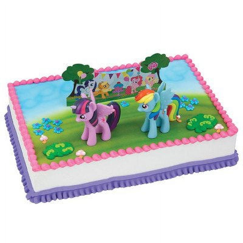 HOMESDININGES My Little Pony It's a Pony Party Cake Decorating Set