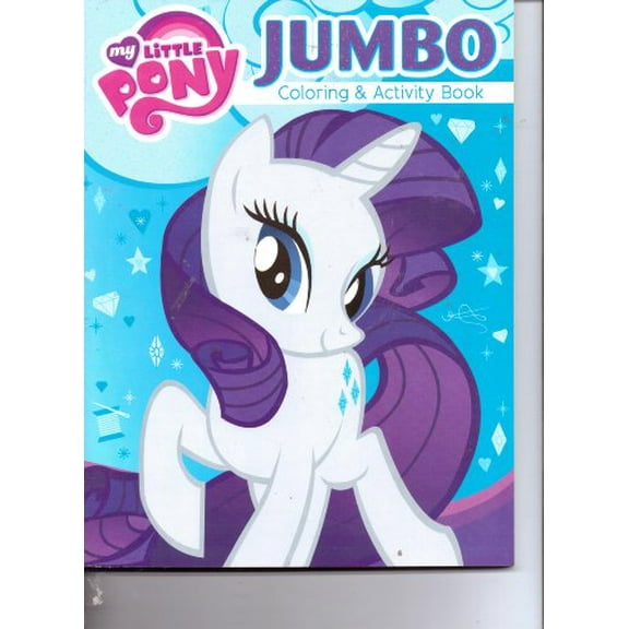 Pre-Owned My Little Pony Jumbo Coloring & Activity Pages (64 Pgs) Paperback
