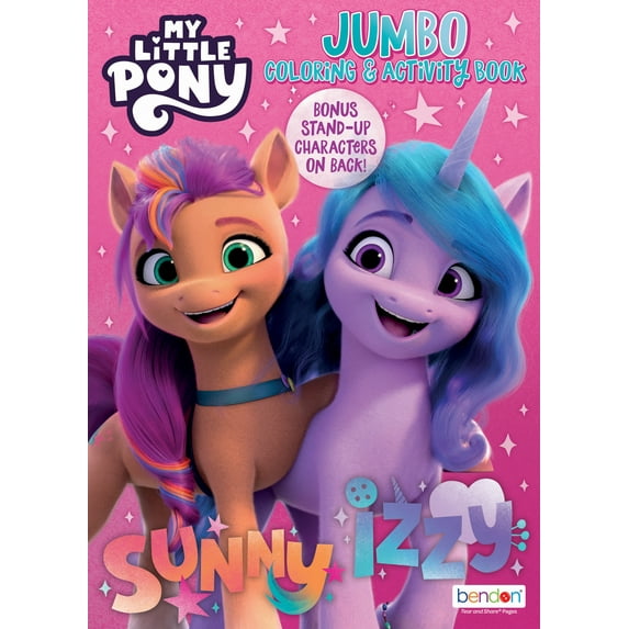 My Little Pony Jumbo Coloring Book, 64 Pages by Bendon ISBN: 09781690256519