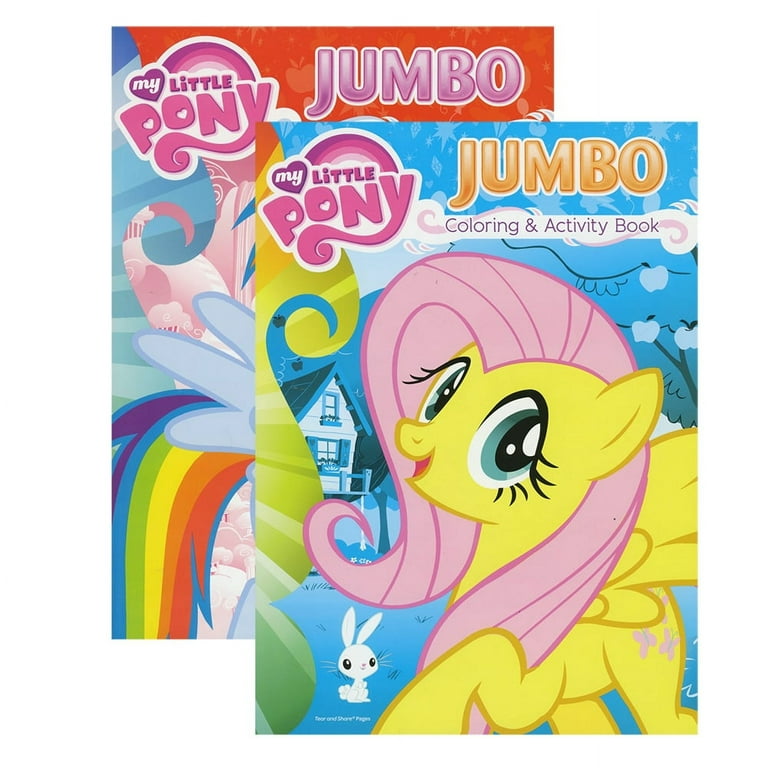 Bendon Publishing International Set of 2 My Little Pony Jumbo Coloring –  ToysCentral - Europe