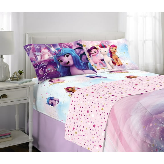 My Little Pony Kids Bedding Sheet Set, Microfiber
