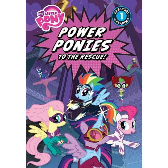My Little Pony Leveled Readers Power Ponies to the Rescue!, (Hardcover)