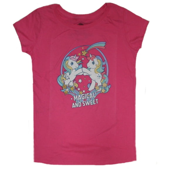 My Little Pony Little Girl's Pink Graphic Print T-Shirt - Size: S (6-6X)