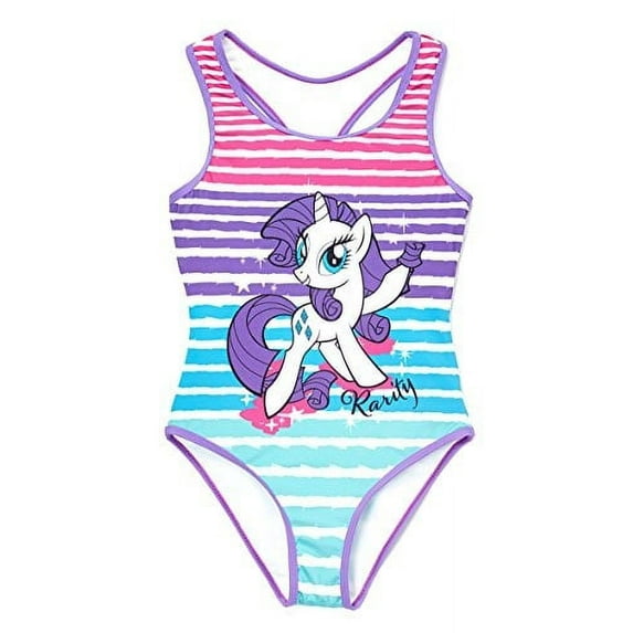 My Little Pony Little Girls' Swimsuit One Piece, 2t-6x (5/6)