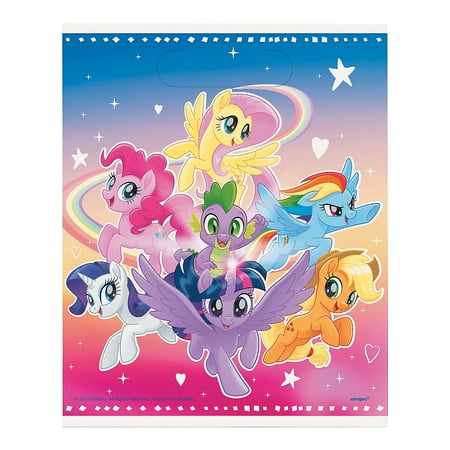 My Little Pony Loot Bags, 8Ct - Party Supplies - 8 Pieces