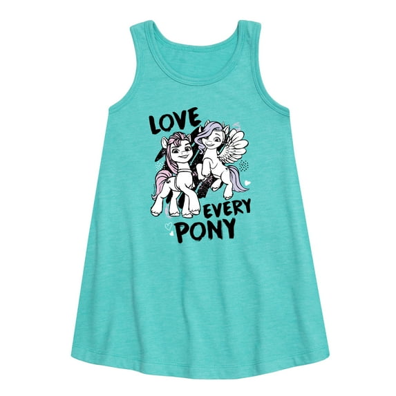 My Little Pony - Love Every Pony - Girls Aline Dress