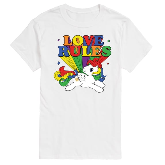 My Little Pony - Love Rules - LGBT Pride - Men's Short Sleeve T-Shirt