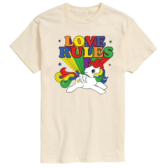 My Little Pony - Love Rules - LGBT Pride - Men's Short Sleeve T-Shirt