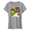 thumbnail image 1 of My Little Pony - Love Rules - LGBT Pride - Women's Short Sleeve Graphic T-Shirt, 1 of 4