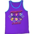 thumbnail image 1 of My Little Pony MLP Friendship Is Magic Electric Diamonds Adult Purple Tank Top, 1 of 1