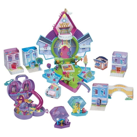 My Little Pony Mini World Magic Mini Equestria Collection Set Playset Over 120 Pieces