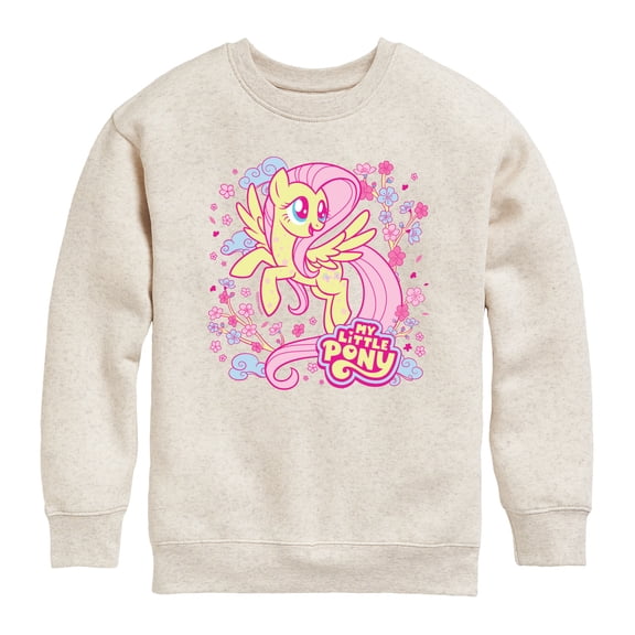 My Little Pony - Mlp Cherry Blossoms - Youth Boys Crew Fleece Sweatshirt