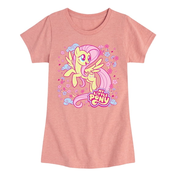 My Little Pony - Mlp Cherry Blossoms - Youth Girls Fitted Short Sleeve T-Shirt