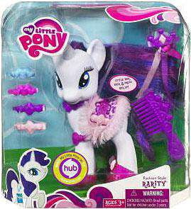 My Little Pony Fashion Style Rarity Doll - 6-Inch Figure With Brush, Shoes & Hair Barrettes, Ages 3+ - View #11