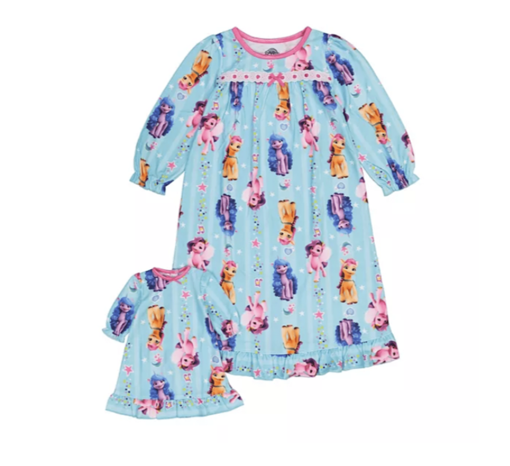 My Little Pony Movie Nightgown & Matching Doll Gown Set (Size 3T)