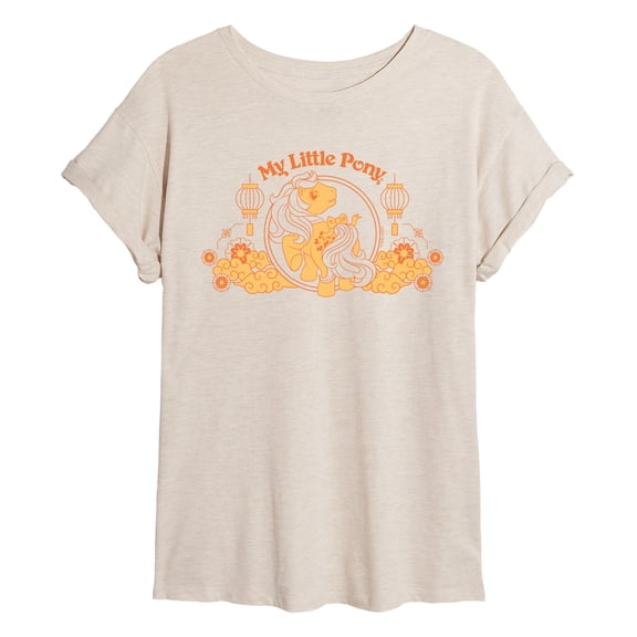 My Little Pony - Lunar New Year - Juniors Oversized Graphic T-Shirt