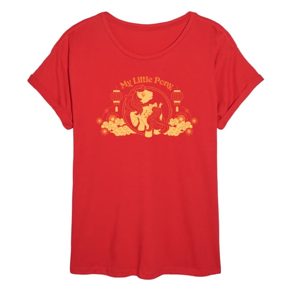 My Little Pony - Lunar New Year - Juniors Oversized Graphic T-Shirt