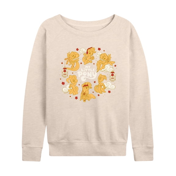 My Little Pony - Lunar New Year Ponies - Women's French Terry Long Sleeve Pullover