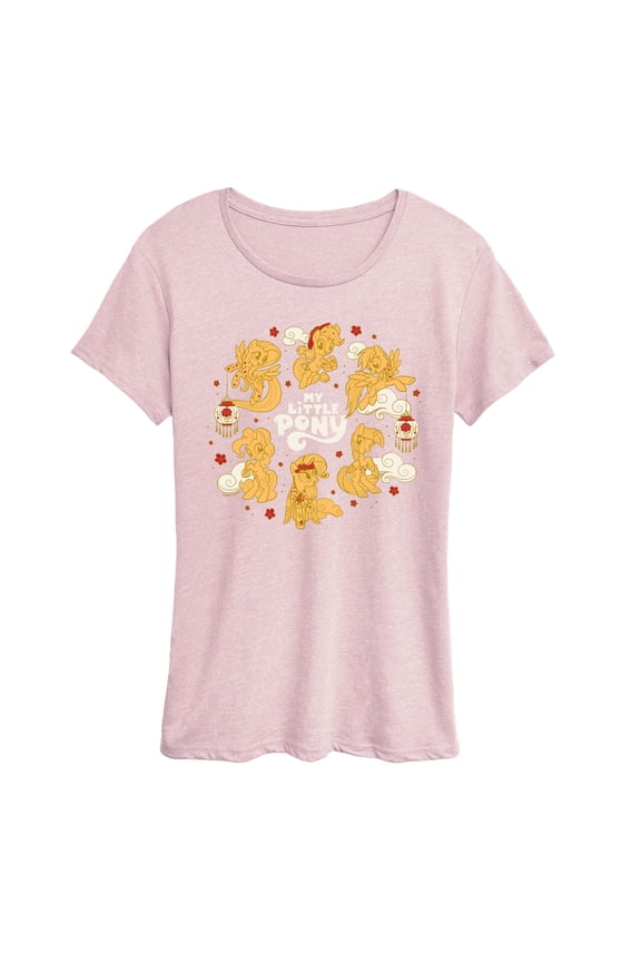 - Lunar New Year Ponies - Women's Short Sleeve Graphic T-Shirt