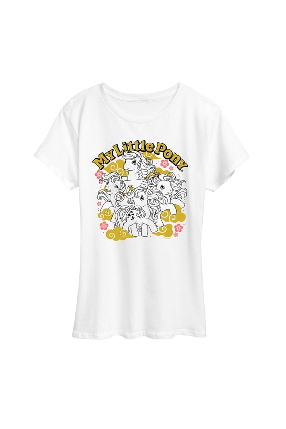 - My Little Pony New Year Group - Women's Short Sleeve Graphic T-Shirt