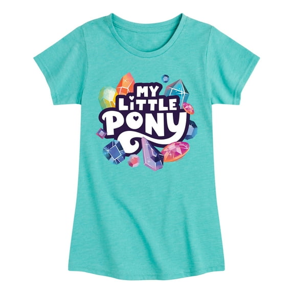 My Little Pony - New Gen Crystals Logo - Girls Fitted Short Sleeve Tee