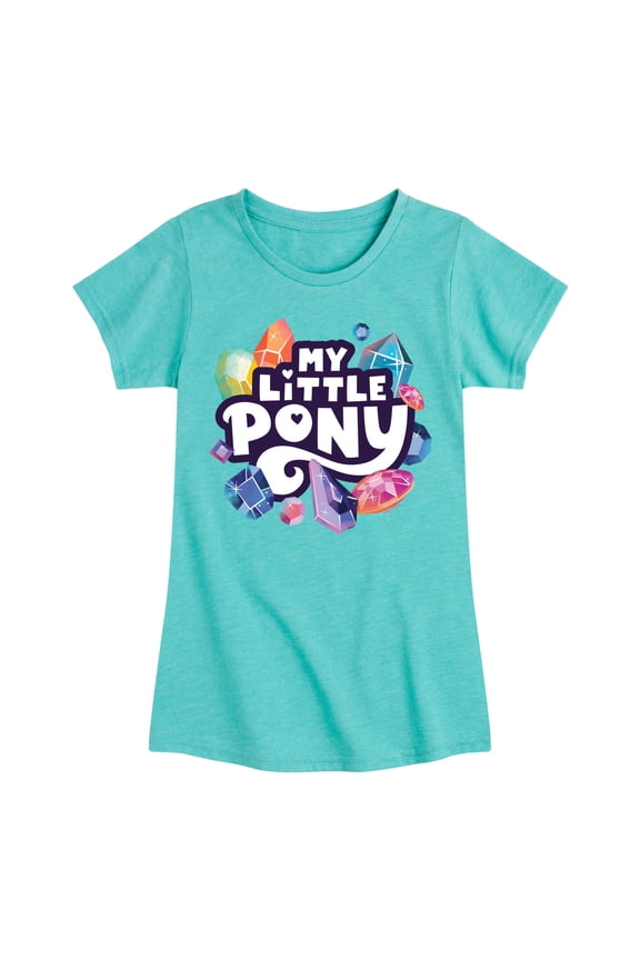 - New Gen Crystals Logo - Girls Fitted Short Sleeve Tee